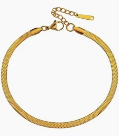 Golden Snake Chain Anklet